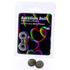 TALOKA - 2 BOLAS BRASILEÑAS MÁS EXCITANTE EFECTO SABOR GEL