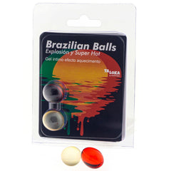 TALOKA - GEL EXCITANTE DE 2 BOLAS BRASILEÑAS CON EFECTO SÚPER CALIENTE