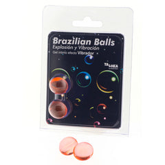 TALOKA - GEL EXCITANTE DE 2 BOLAS BRASILEÑAS CON EFECTO VIBRADOR