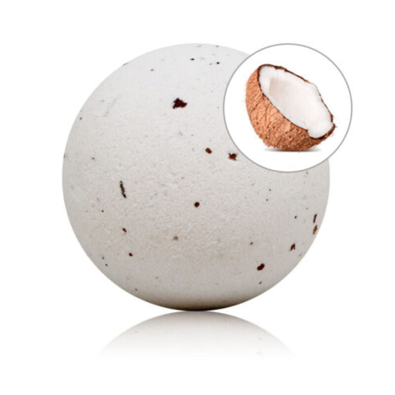 TALOKA - COCONUT AND ROSE PETAL SCENTED BATH BOMB