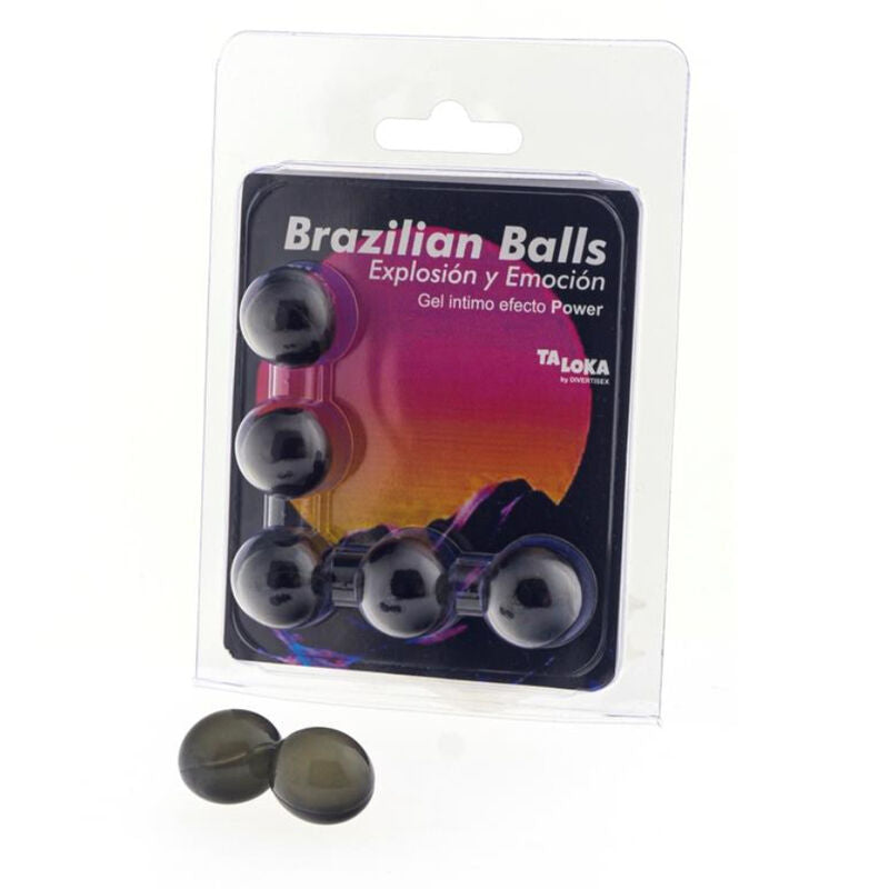 TALOKA - GEL EXCITANTE DE 5 BOLAS BRASILEÑAS CON EFECTO POTENTE