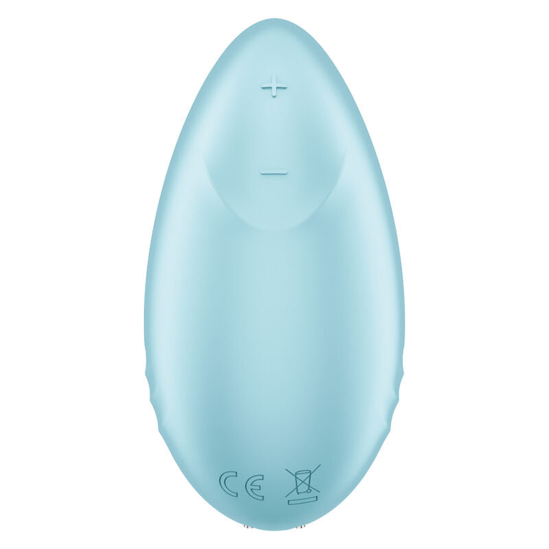 SATISFYER - POSER VIBRADOR PUNTA TROPICAL AZUL