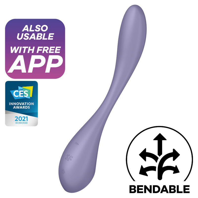 SATISFYER - MULTI G-SPOT VIBRATOR FLEX 5 BLUE