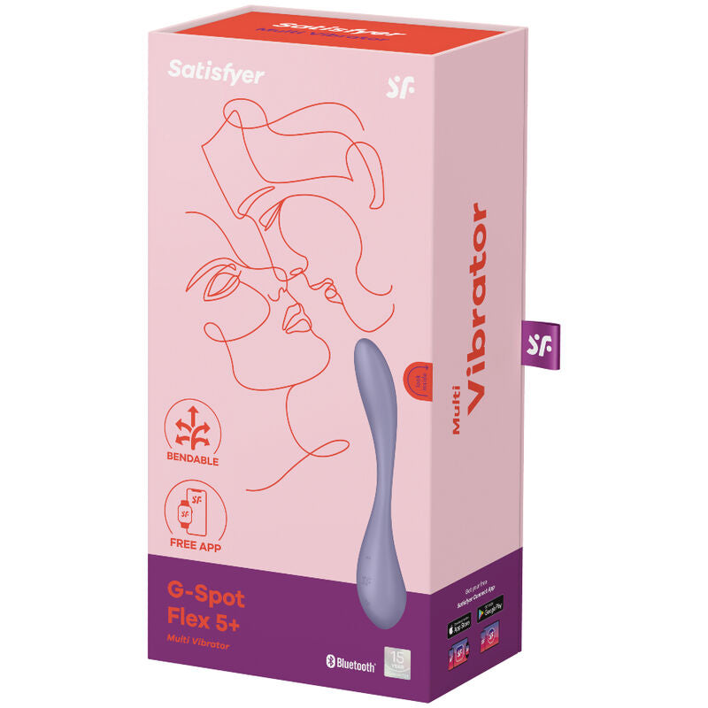 SATISFYER - MULTI G-SPOT VIBRATOR FLEX 5 BLUE