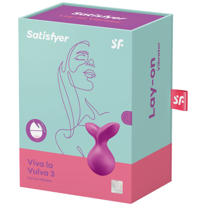 SATISFYER - VIVA LA VULVA 3 VIBRADOR MORADO