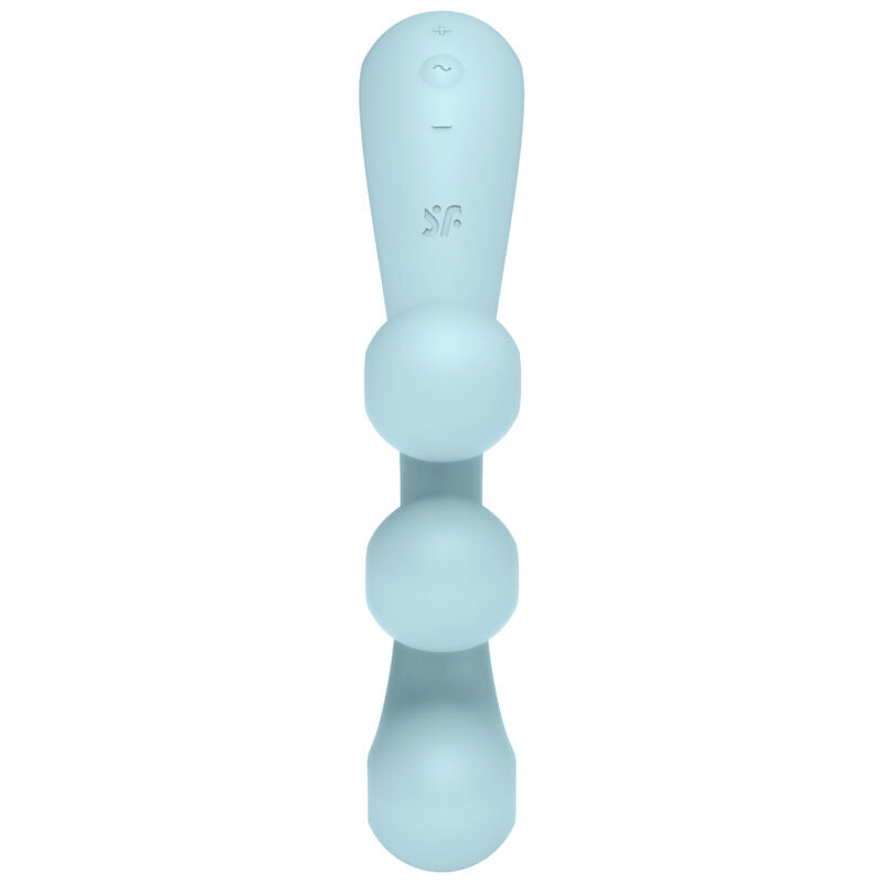 SATISFYER - MULTI TRI BALL VIBRADOR 2 AZUL