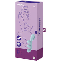 SATISFYER - MULTI TRI BALL VIBRADOR 2 AZUL