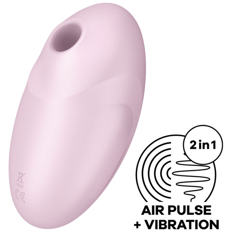 SATISFYER - STIMULATEUR ET VIBRATEUR VULVA LOVER 3 NOIR