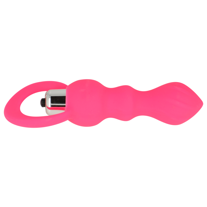 OHMAMA - ESTIMULADOR ANAL CON VIBRACIÓN 9 CM ROSA