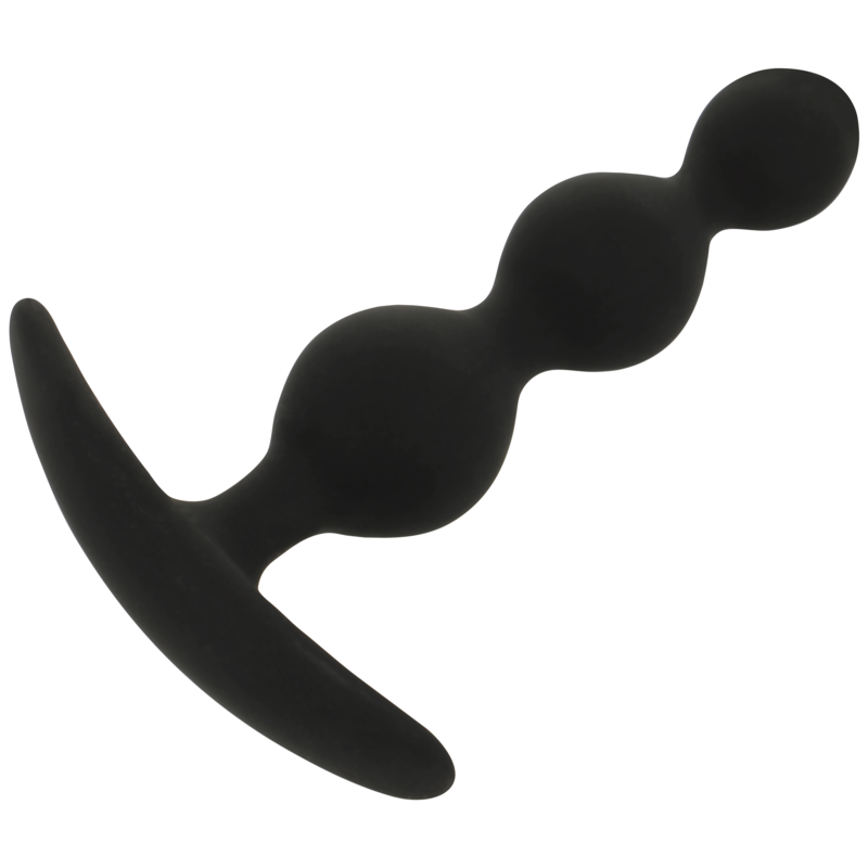 OHMAMA - CADENA DE BOLAS ANALES 10 CM - NEGRO