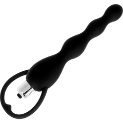 OHMAMA - ESTIMULADOR ANAL CON VIBRACIÓN NEGRO
