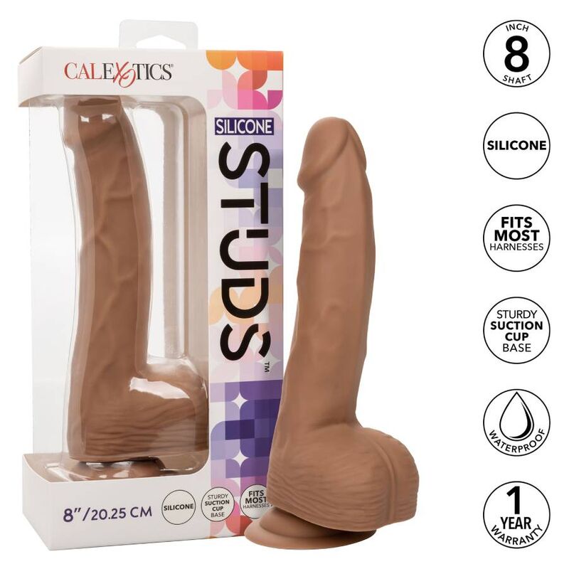 CALEXOTICS - SILICONE NAILS 20.32 CM BROWN