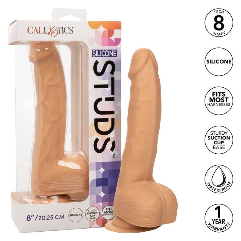 CALEXOTICS - SILICONE NAILS 20.32 CM SKIN