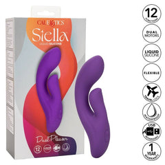 CALEXOTICS - STELLA DUAL PLEASER PÚRPURA