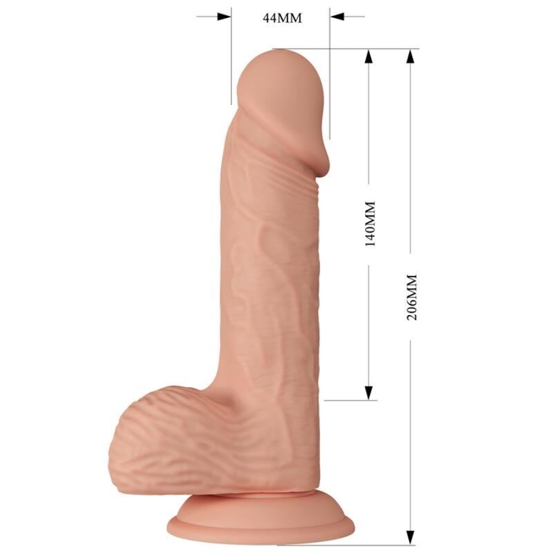 BAILE - BEAUTIFUL MEETING CATOBLEPAS DILDO FLEXIBLE REALISTA 20.6 CM NATURAL