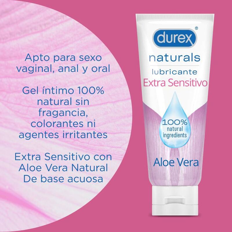 DUREX - LUBRICANTE NATURAL EXTRA SENSIBLE 100 ML