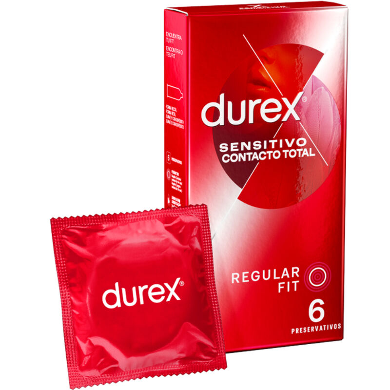 DUREX - TOTAL SENSITIVE CONTACT 6 UNITS