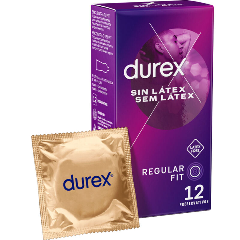 DUREX - PRESERVATIVOS SIN LÁTEX 12 UNIDADES