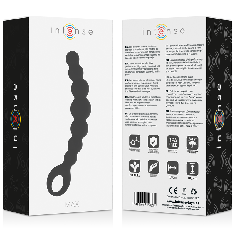 INTENSO - NEGRO ANAL MAX BEADS