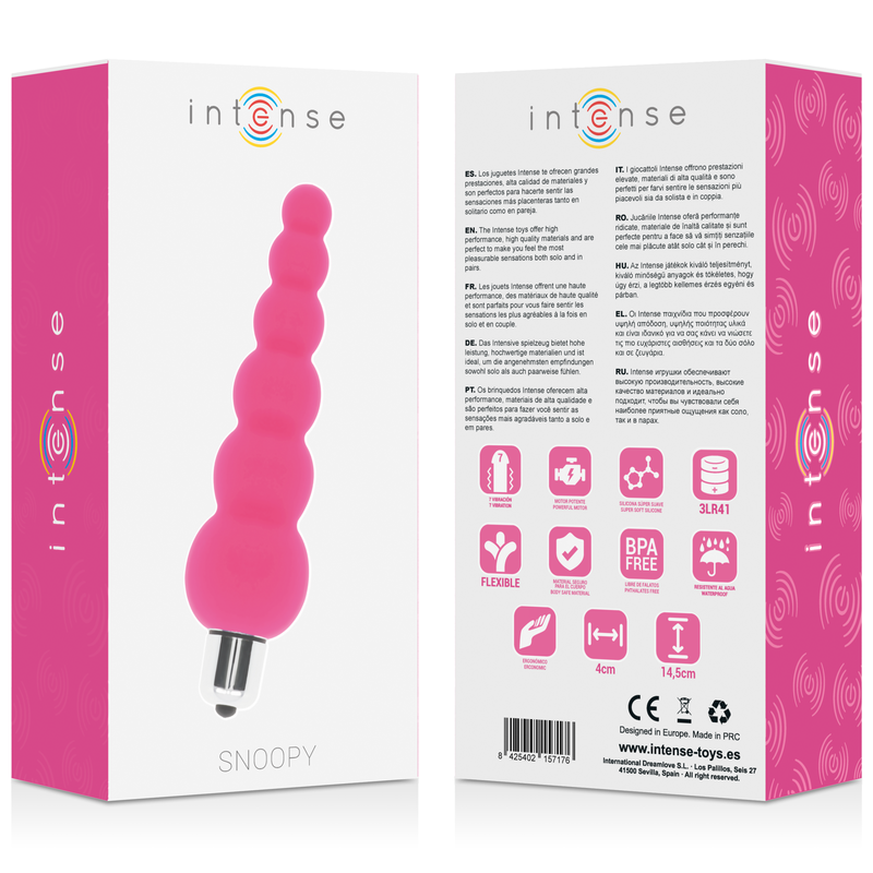 INTENSE - SNOOPY 7 SPEED PINK SILICONE