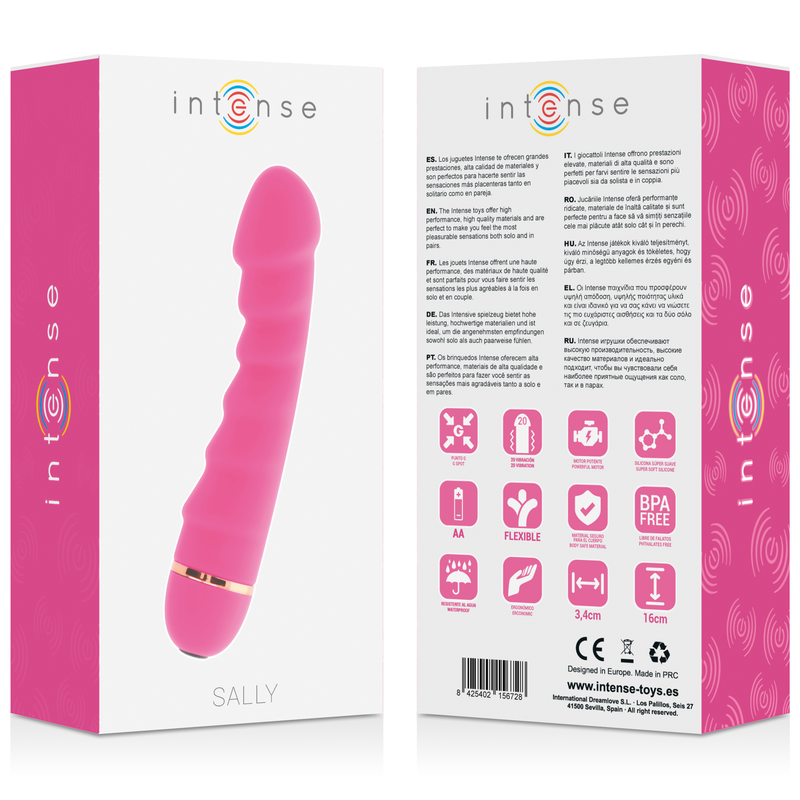 INTENSE - SALLY 20 VITESSES SILICONE ROSE