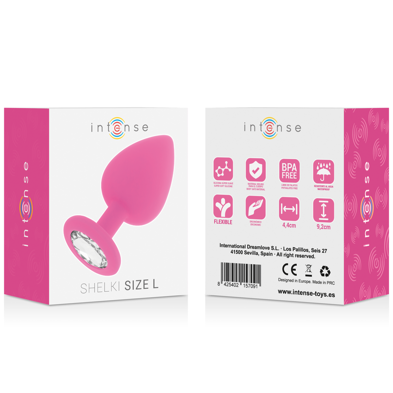 INTENSE - SHELKI L FUCHSIA ANAL PLUG