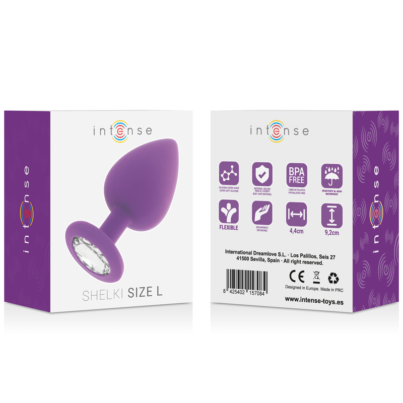 INTENSO - PLUG ANAL SHELKI L LILA