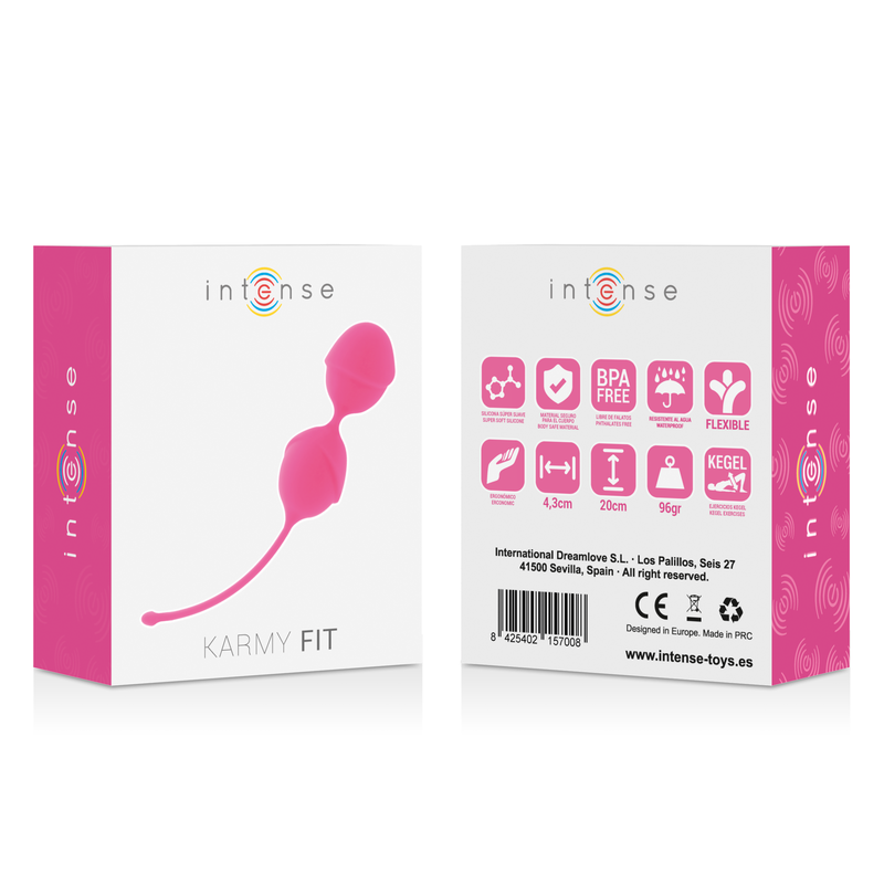 INTENSO - KARMY FIT KEGEL SILICONA FUCSIA