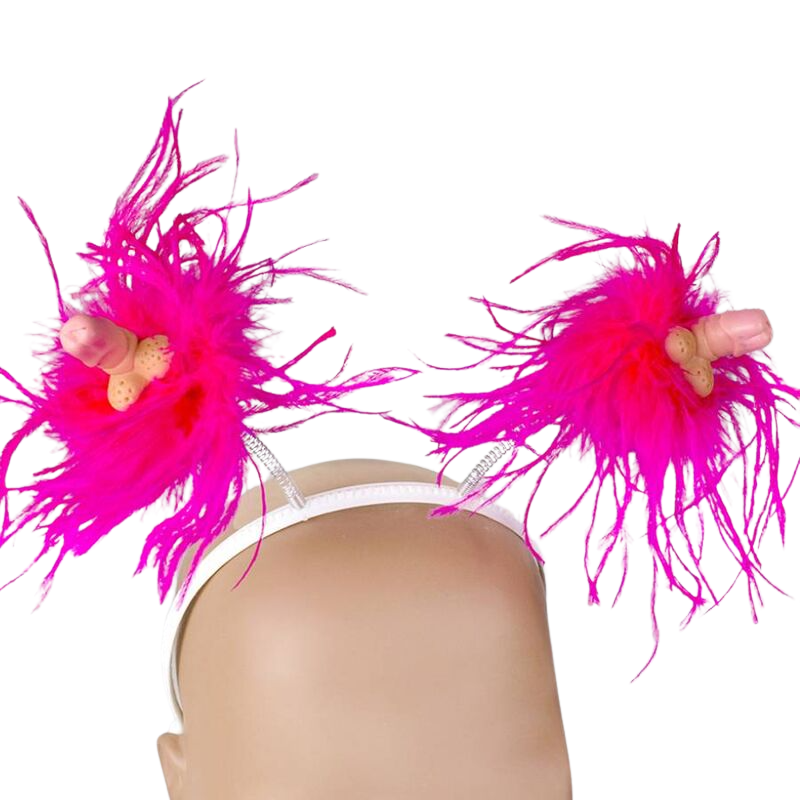 FEMARVI - PITO MARABOU SPRING HEADBAND 6 UNITS