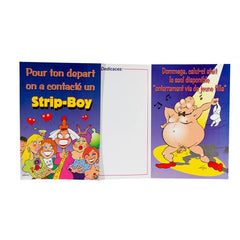 FEMARVI - DADIEU STRIP BOY CARD /FR