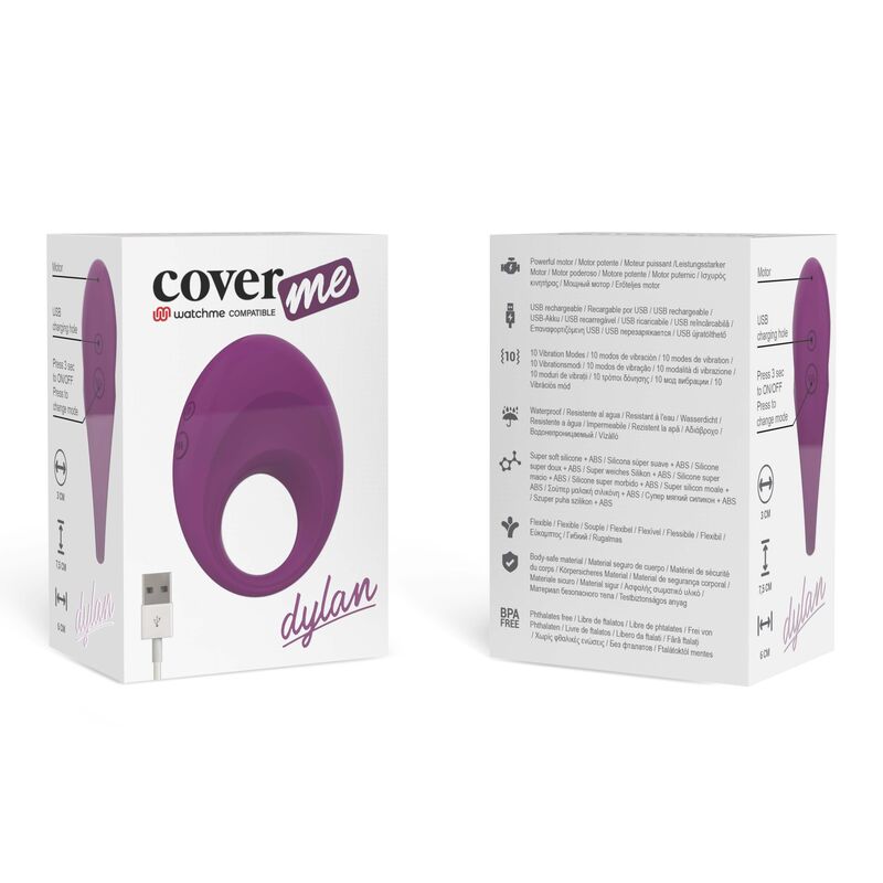 COVERME - ANILLO RECARGABLE DYLAN COMPATIBLE CON TECNOLOGÍA INALÁMBRICA WATCHME