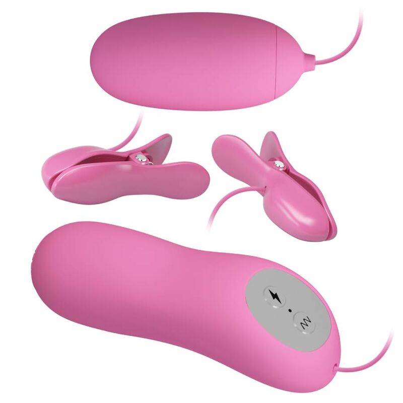 PRETTY LOVE - TWEEZERS WITH VIBRATION AND ELECTROSHOCK PINK