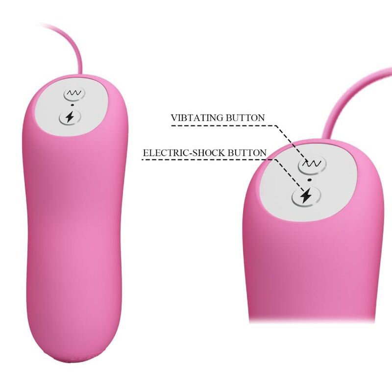 PRETTY LOVE - TWEEZERS WITH VIBRATION AND ELECTROSHOCK PINK