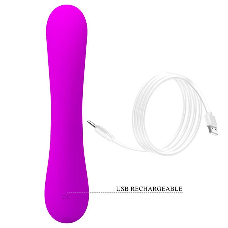 PRETTY LOVE - SINCERE VIBRADOR Y SUCTOR DE CLITORIS SILICONA MORADA