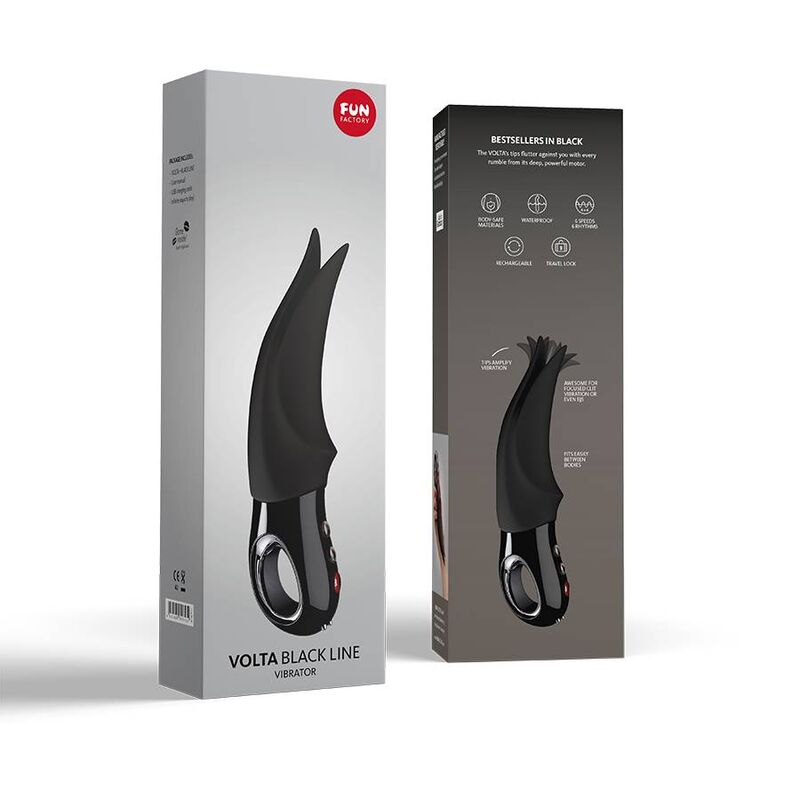FUN FACTORY - VIBRADOR DE CLITORAL VOLTA BLACK LINE
