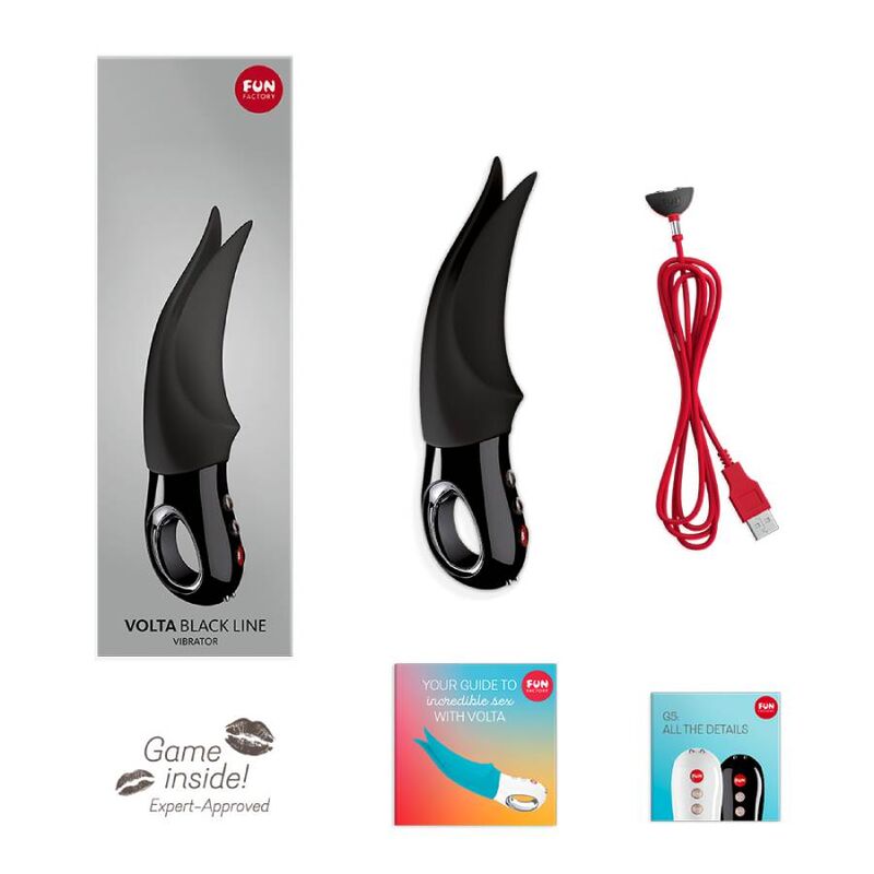 FUN FACTORY - VIBRADOR DE CLITORAL VOLTA BLACK LINE