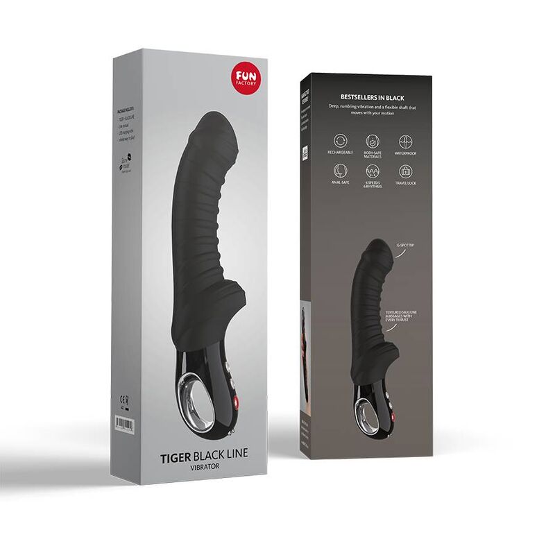 FUN FACTORY - VIBRADOR TIGRE BLACK LINE