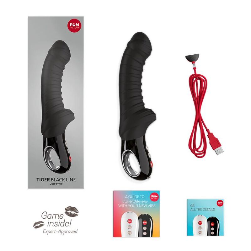 FUN FACTORY - VIBRADOR TIGRE BLACK LINE