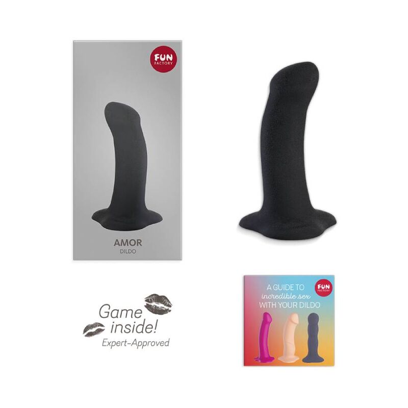 FUN FACTORY - BLACK AMOR DILDO