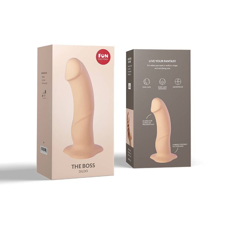 FUN FACTORY - THE BOSS STUB NUDE DILDO