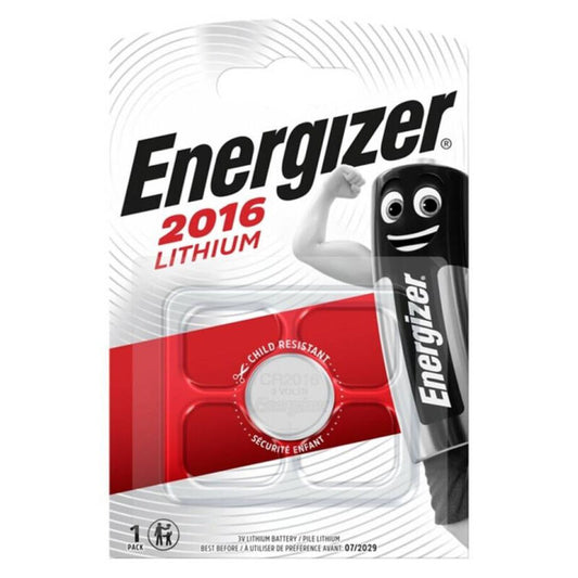 ENERGIZER - LITHIUM BUTTON BATTERY CR2016 3V 1 UNIT?