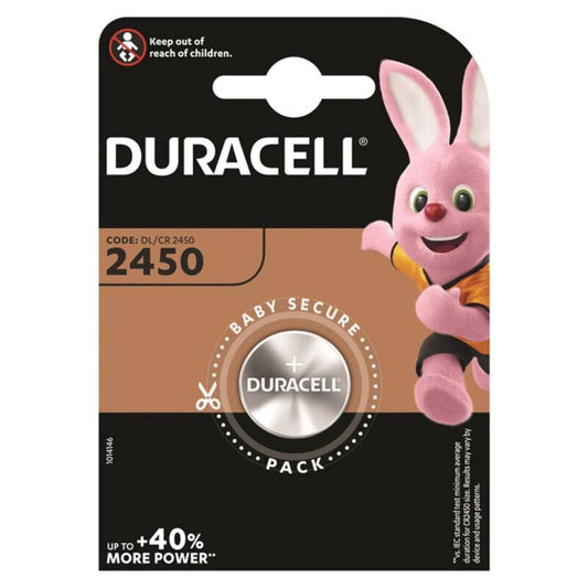 DURACELL - LITIO CR2450 3V BUTTON BATTERY 1 UNIT?