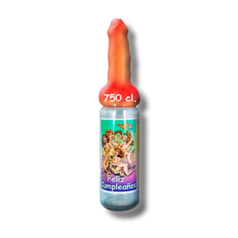 DIABLO PICANTE - BIRTHDAY PENIS BOTTLE FLESH 750 ML