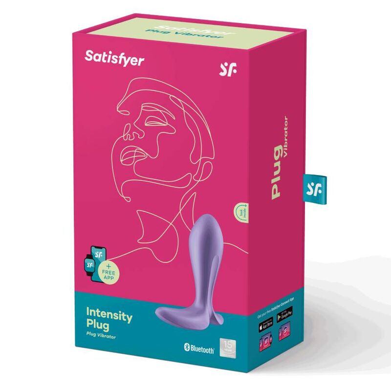 SATISFYER - PLUG INTENSIDAD MORADO