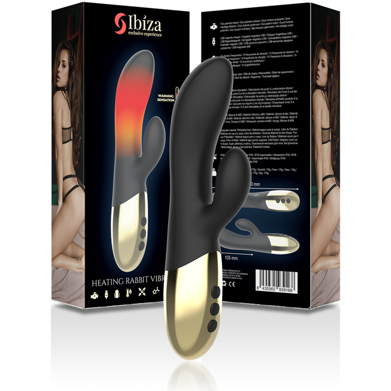 IBIZA - VIBRADOR CONEJO CALEFACTADO
