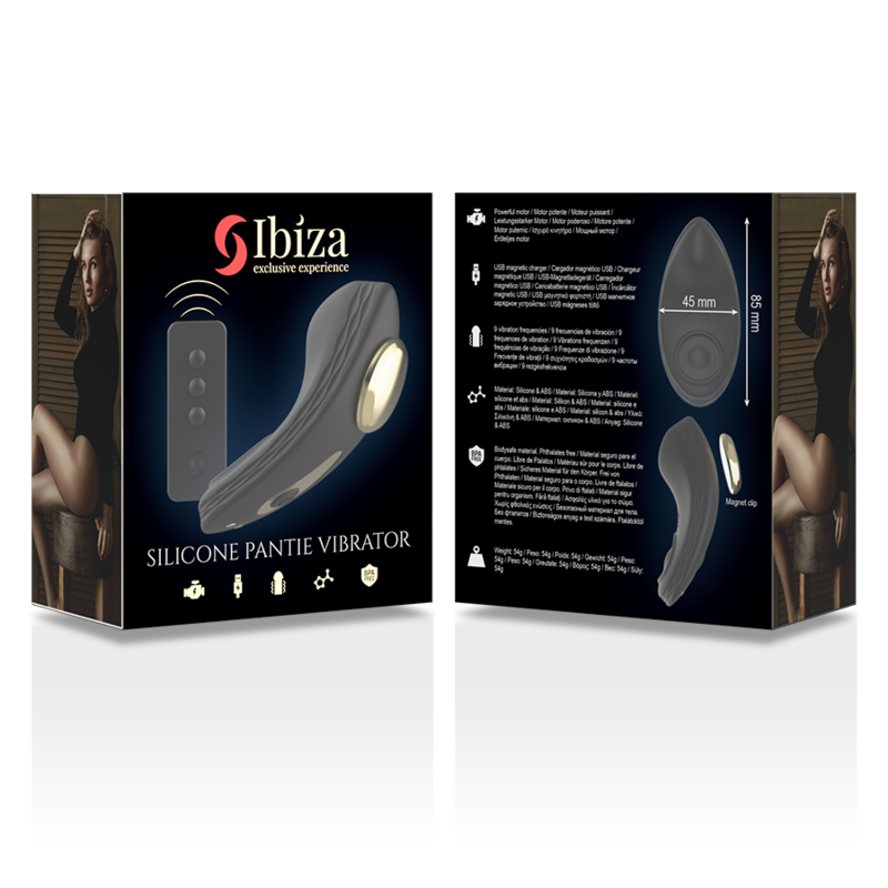 IBIZA - REMOTE CONTROL SILICONE PANTIE VIBRATOR