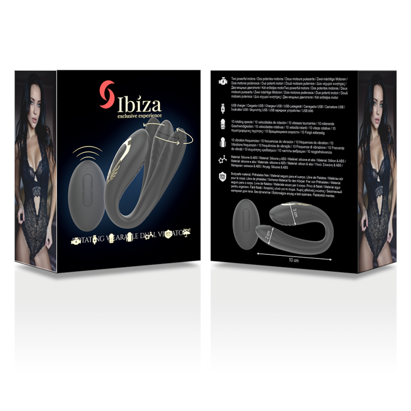 IBIZA - VIBRADOR DOBLE GIRATORIO