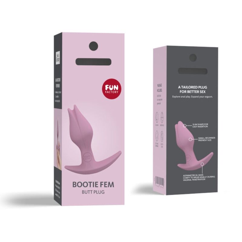 FUN FACTORY - BOTÍN FEM PLUG ANAL HEMBRA ANAL ROSA