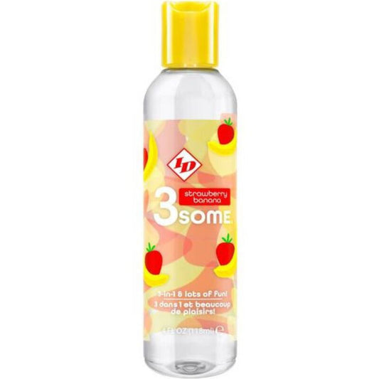 ID 3SOME - STRAWBERRY BANANA BOTTLE 4 FL OZ