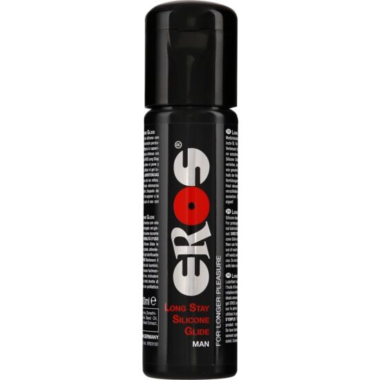 EROS - LUBRIFIANT SILICONE LONGUE DURÉE POUR HOMME 100 ML